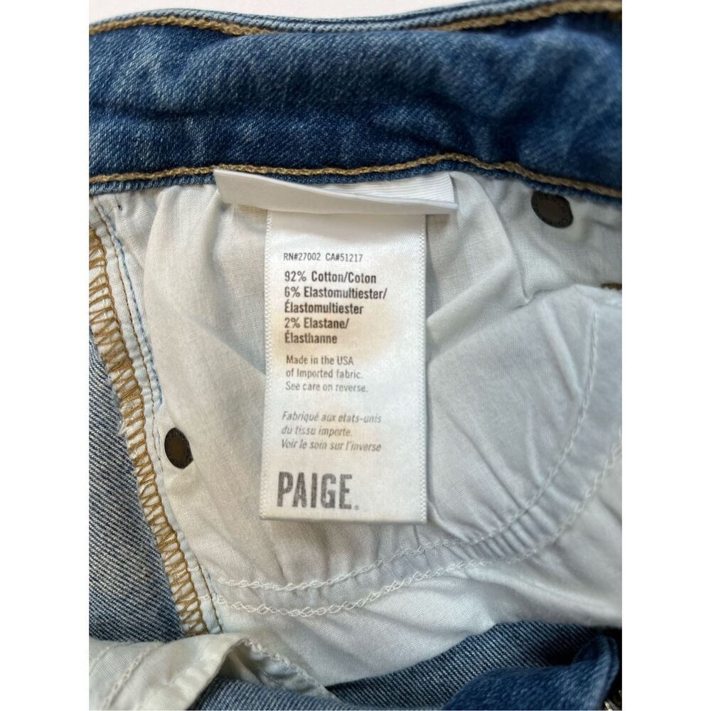 PAIGE Verdugo Ankle Jeans Mira Wash Women’s Size 30 Mid Rise Skinny Stretch - Picture 8 of 12